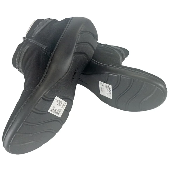 Clarks Cora Braid Booties Black - Picture 10 of 10